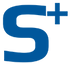 Blaues Symbol „S+“
